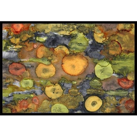 Jensendistributionservices Abstract with Mother Earth Indoor or Outdoor Mat; 24 x 36 in. MI55800